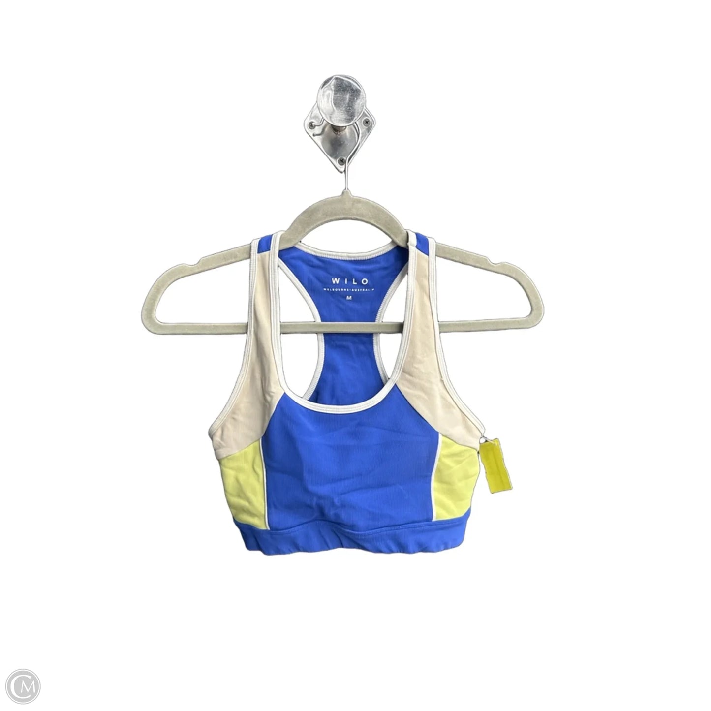 Athletic Bra By Wilo In Blue, Size: M