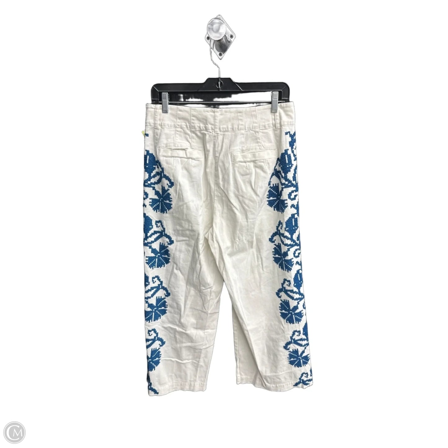 Jeans Wide Leg By Anthropologie In White, Size: 10