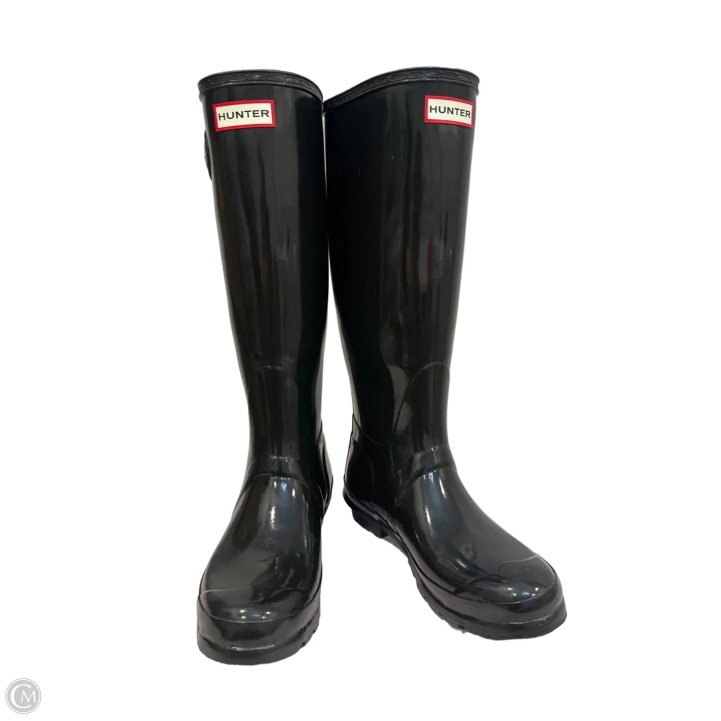 Boots Designer By Hunter In Black, Size: 7