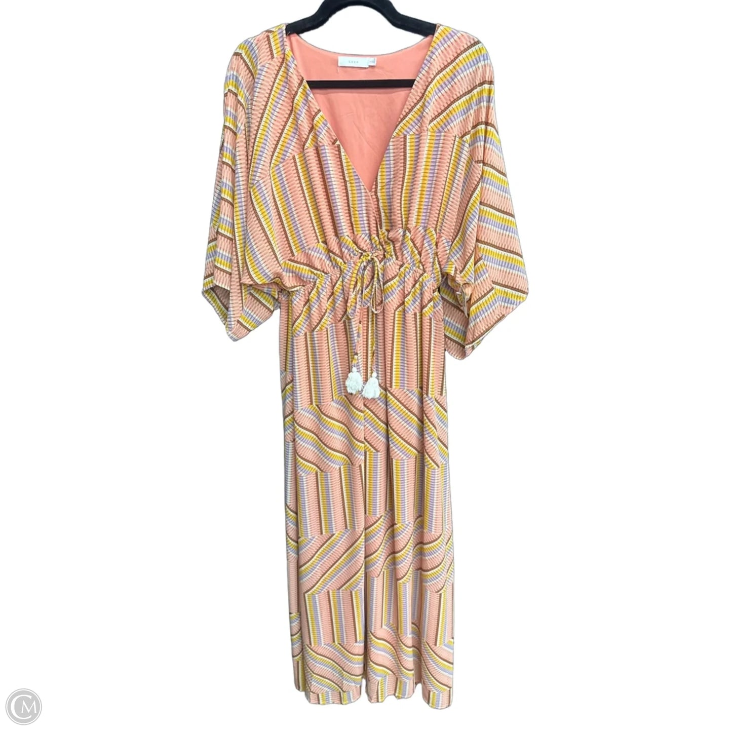 Dress Casual Maxi By Lush In Peach, Size: M