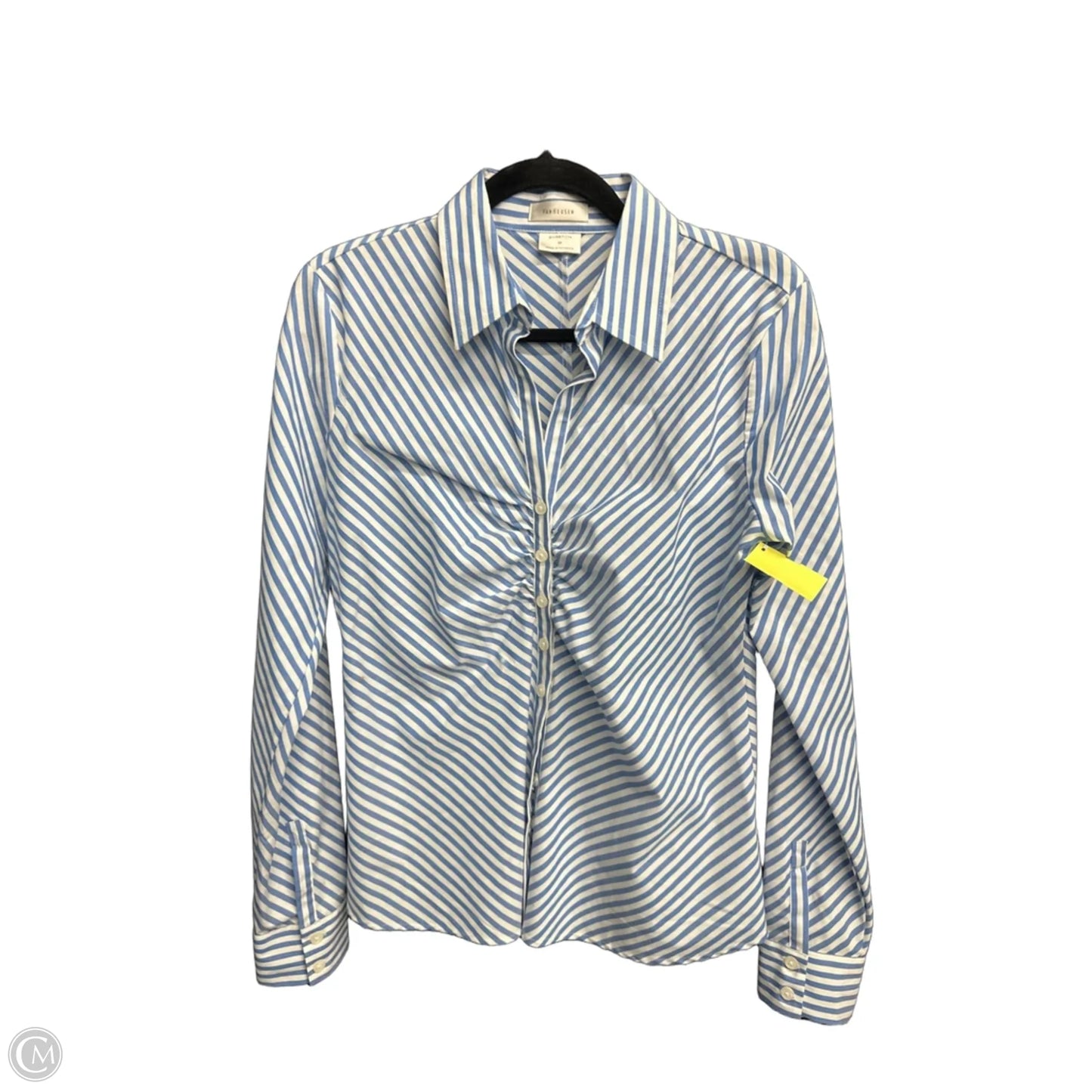 Top Long Sleeve By Van Heusen In Striped Pattern, Size: M
