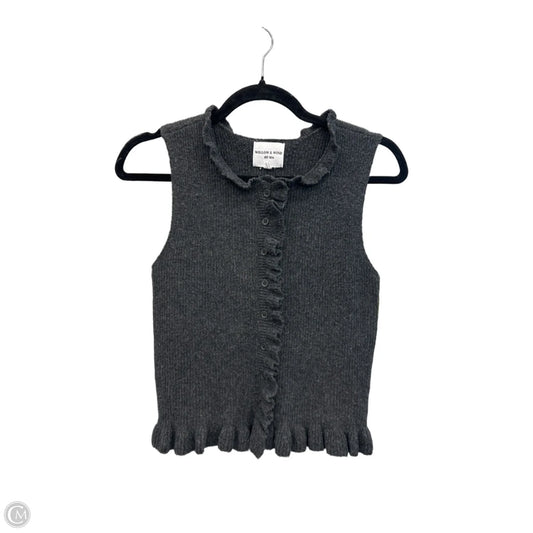 Vest Sweater By Willow & Wind In Grey, Size: S