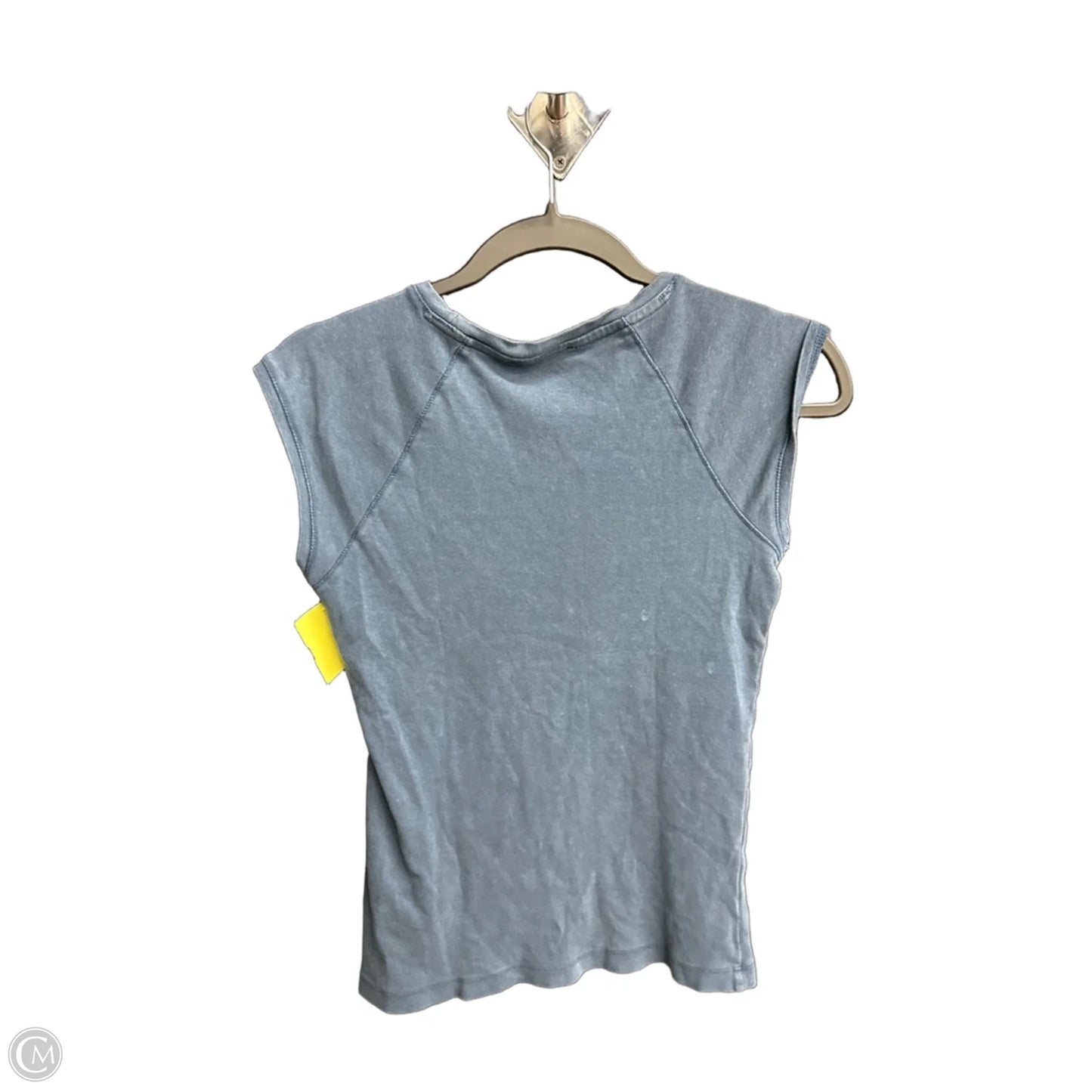 Top Sleeveless By Zara In Blue, Size: S
