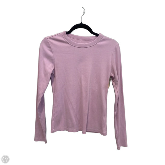 Top Long Sleeve By Old Navy In Pink, Size: M