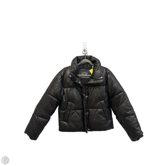 Jacket Leather By Levis In Black, Size: Xs