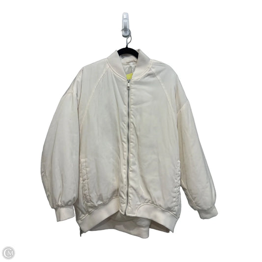 Jacket Puffer & Quilted By Stylus In White, Size: Xl