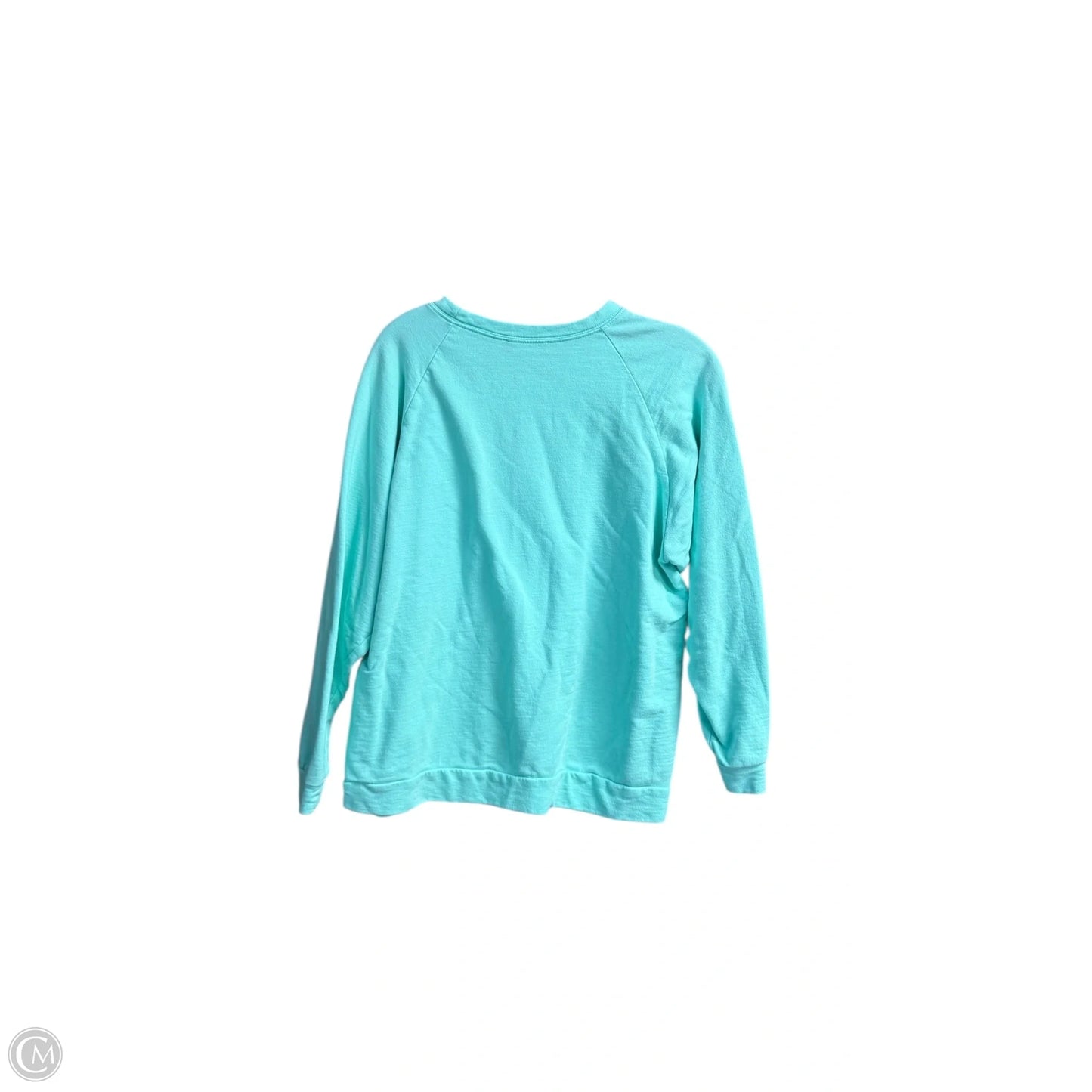 Top Long Sleeve By Zenana In Teal, Size: S