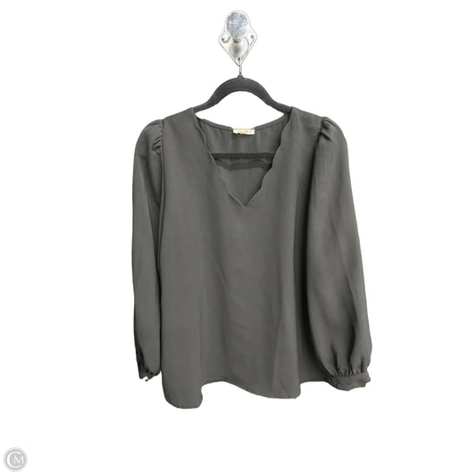 Top Long Sleeve By Jodifl In Black, Size: S