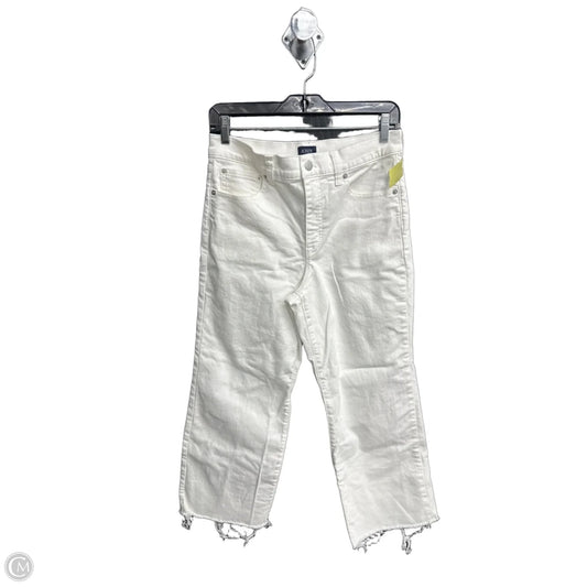 Jeans Wide Leg By J. Crew In White, Size: 4