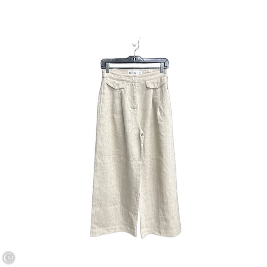 Pants Linen By Clothes Mentor In Cream, Size: 10