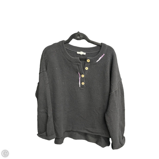 Sweater By Clothes Mentor In Black, Size: S