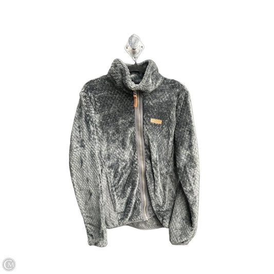 Jacket Faux Fur & Sherpa By Columbia In Grey, Size: M