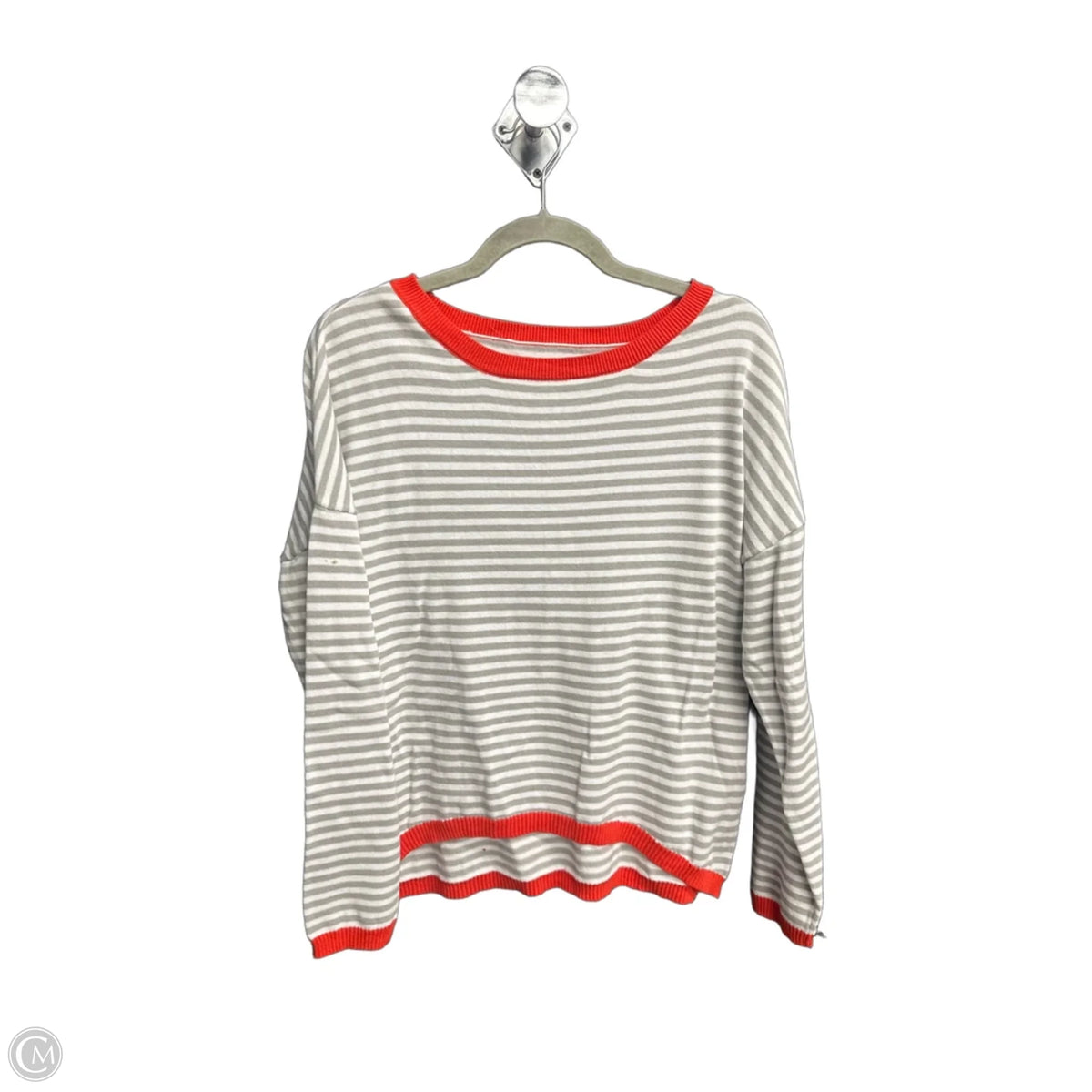Sweater By Clothes Mentor In Striped Pattern, Size: M