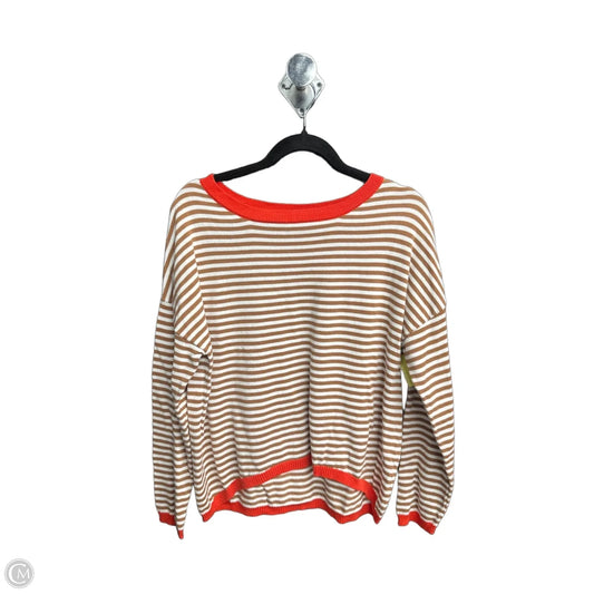 Sweater By Clothes Mentor In Striped Pattern, Size: M