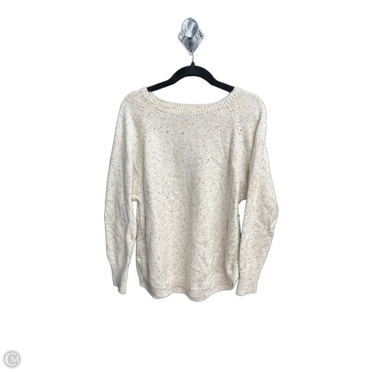 Sweater By Loft In Cream, Size: S