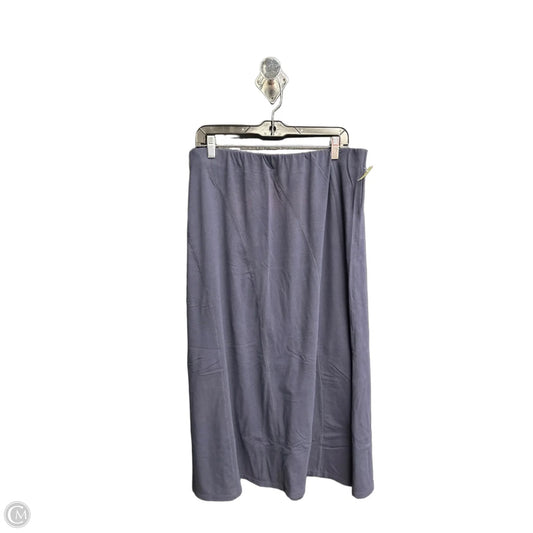 Skirt Maxi By J. Jill In Navy, Size: M