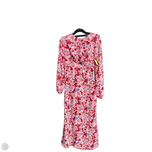 Dress Casual Maxi By Lush In Floral Print, Size: 0