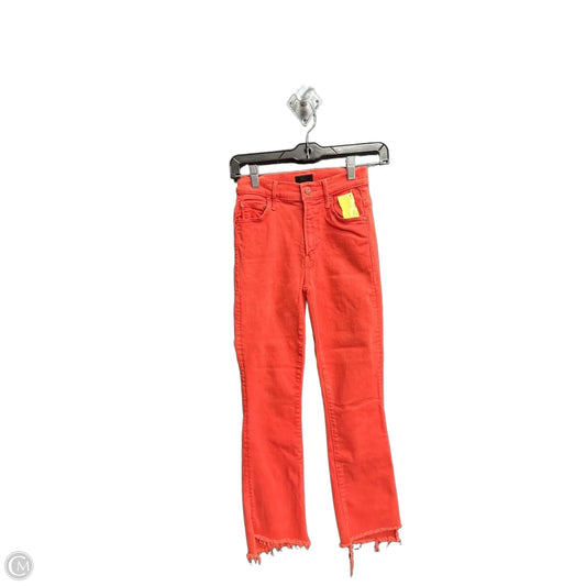 Jeans Designer By Mother In Red, Size: 0