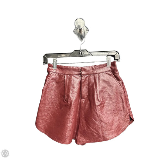 Shorts By Grey Lab In Maroon, Size: Xs