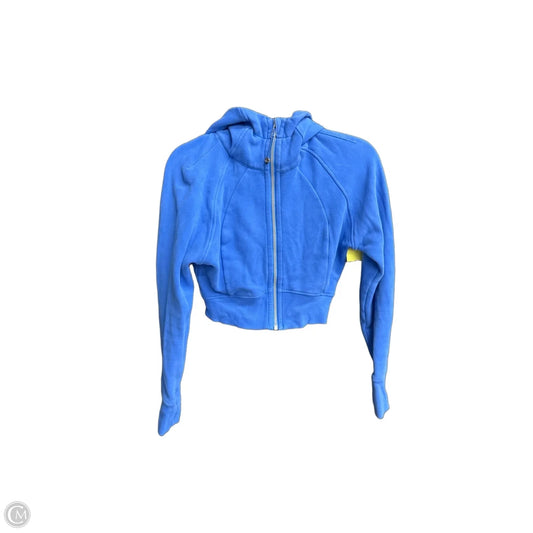Athletic Jacket By Lululemon In Blue, Size: S