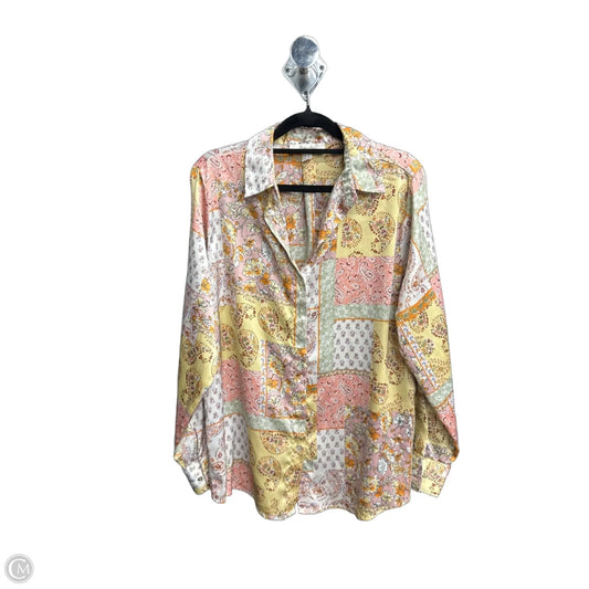 Top Long Sleeve By Clothes Mentor In Multi-colored, Size: S