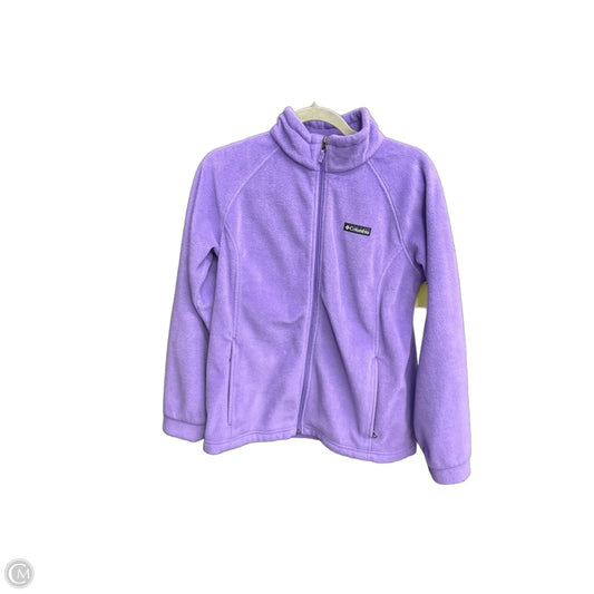 Jacket Fleece By Columbia In Purple, Size: Xl