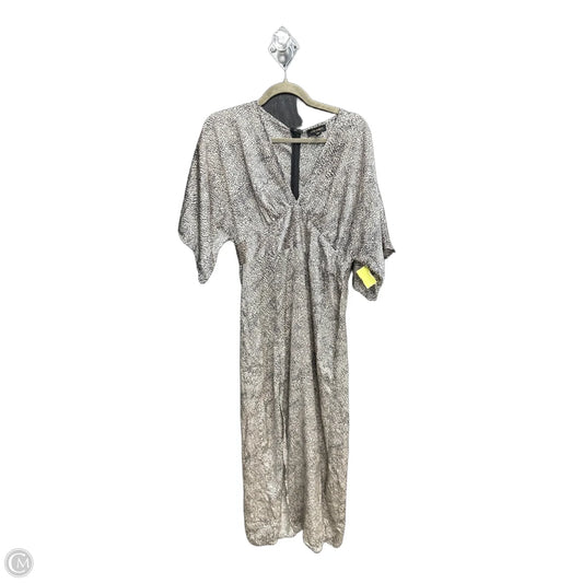 Dress Casual Maxi By Clothes Mentor In Leopard Print, Size: L