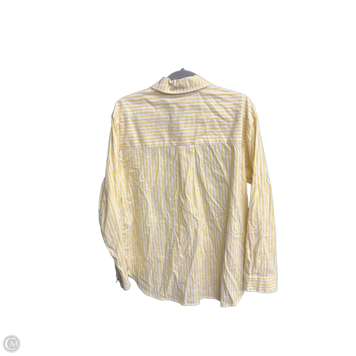 Top Long Sleeve By Copper Key In Striped Pattern, Size: L