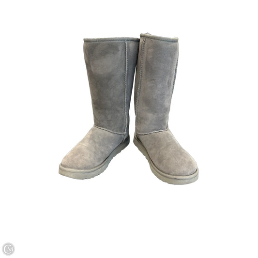 Boots Designer By Ugg In Grey, Size: 8