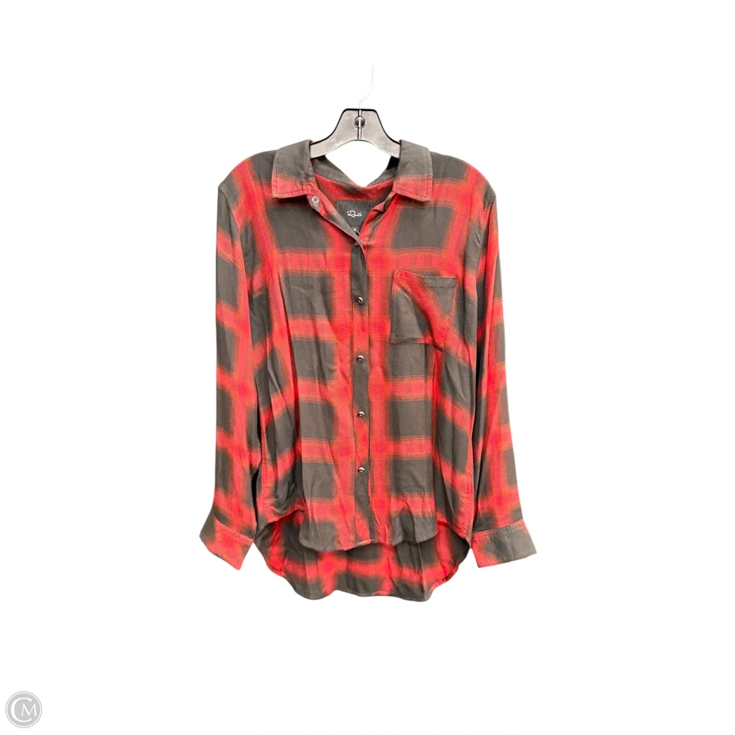 Top Long Sleeve By Rails In Red, Size: M