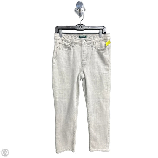 Jeans Straight By Lauren By Ralph Lauren In Grey, Size: 6