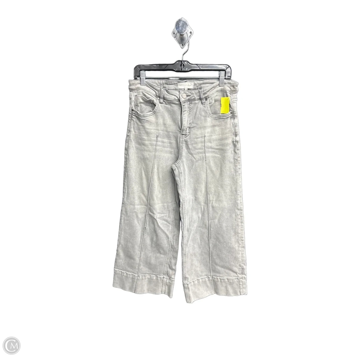 Jeans Wide Leg By Risen In Grey, Size: 8