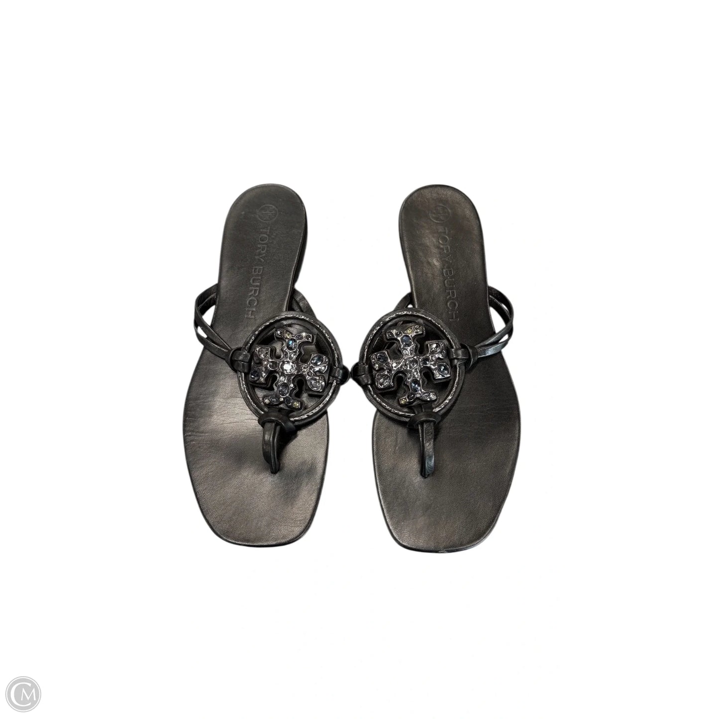Sandals Designer By Tory Burch In Black, Size: 9.5