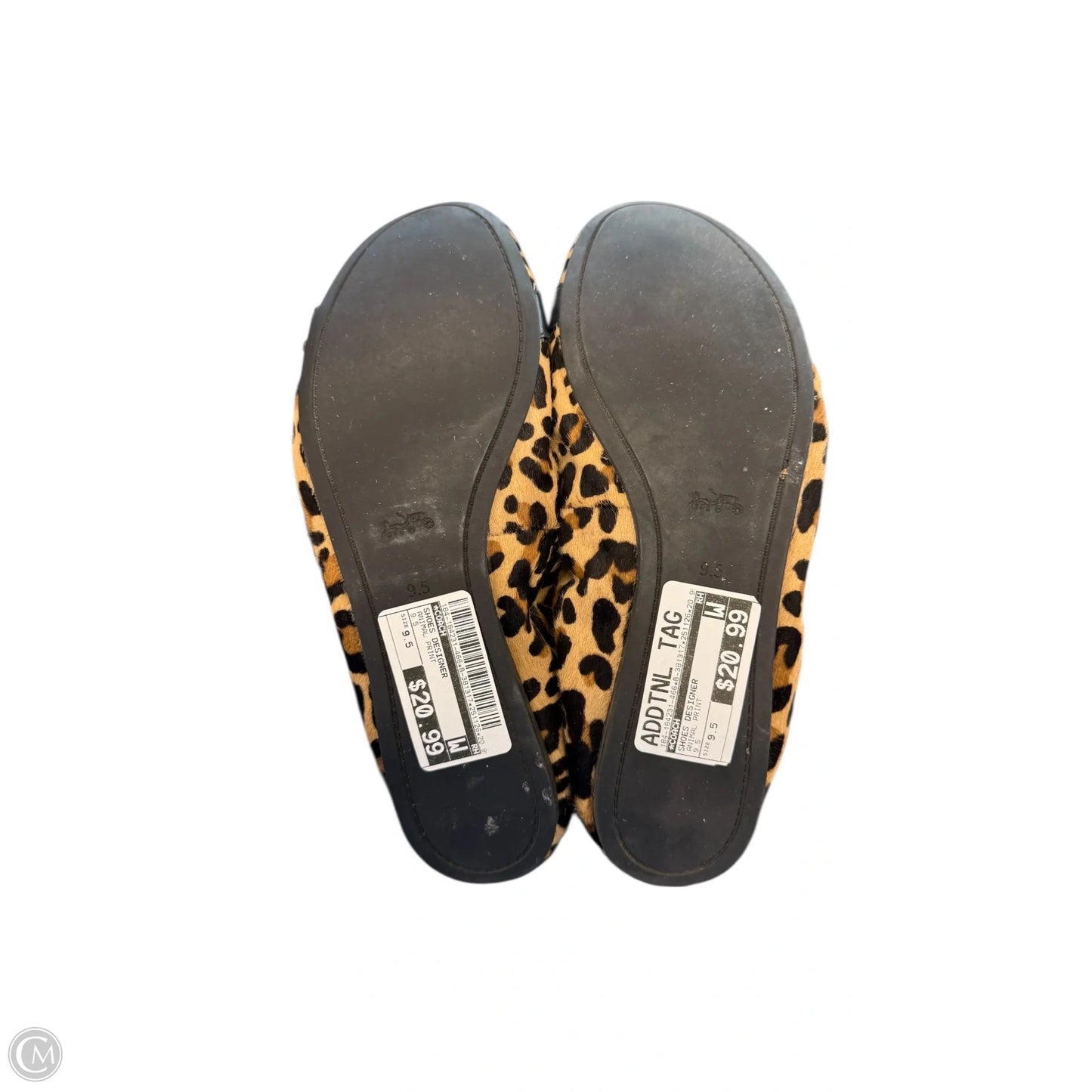 Shoes Designer By Coach In Animal Print, Size: 9.5