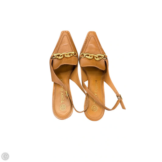 Shoes Designer By Tory Burch In Brown, Size: 9.5