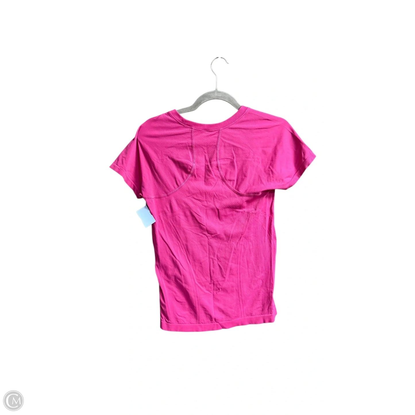 Athletic Top Short Sleeve By Athleta In Pink, Size: M