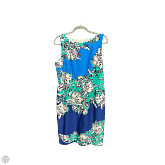 Dress Casual Midi By David Meister In Blue, Size: 10