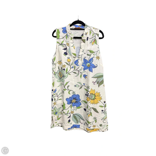 Dress Designer By Tory Burch In Floral Print, Size: M
