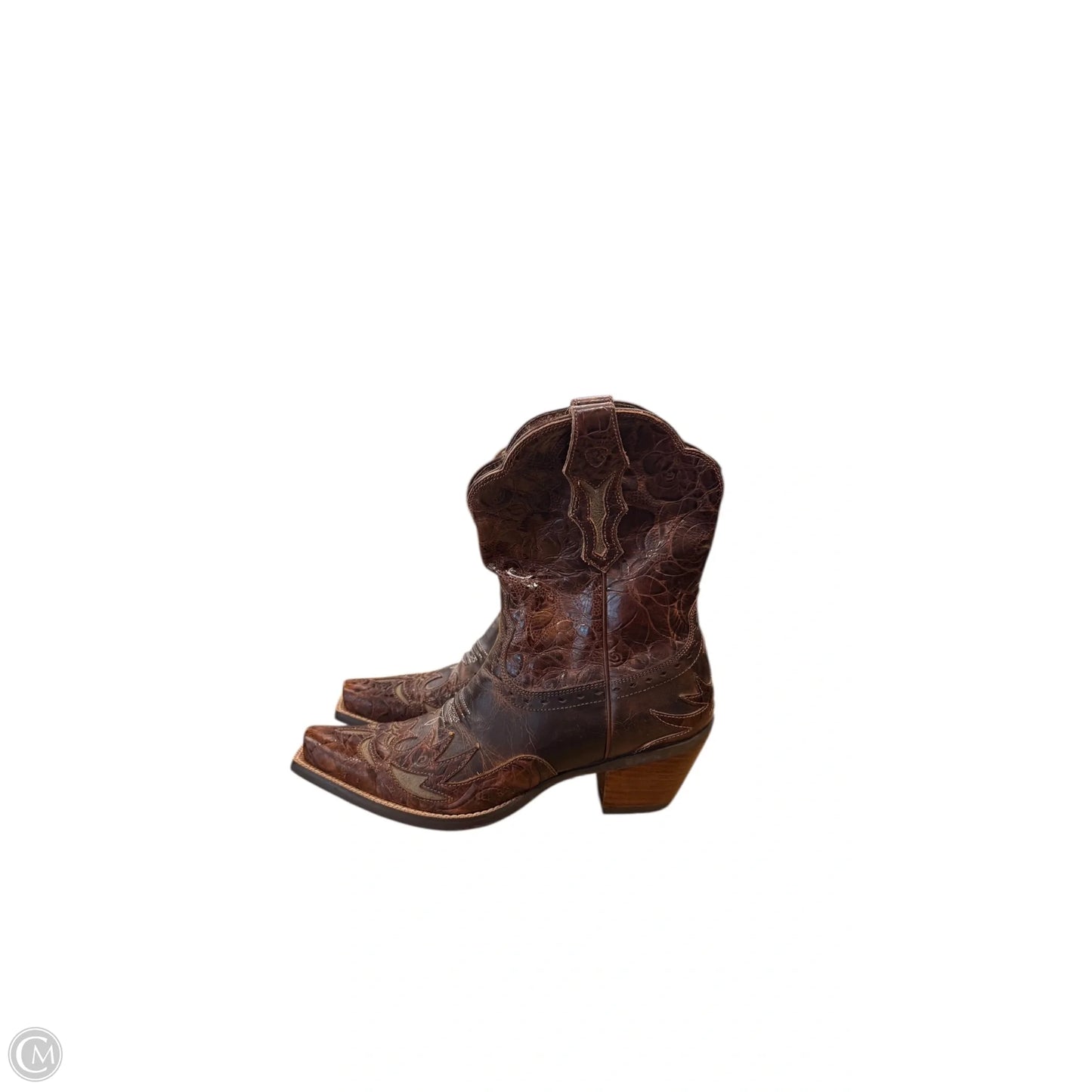 Boots Leather By Ariat In Brown, Size: 7.5