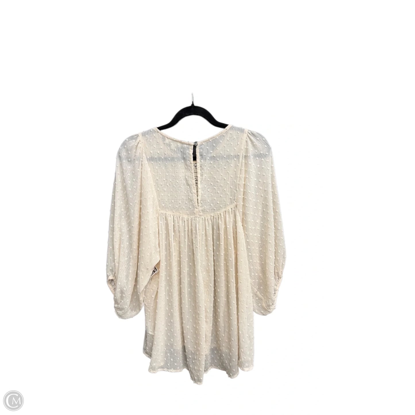 Top Long Sleeve By Umgee In Cream, Size: M