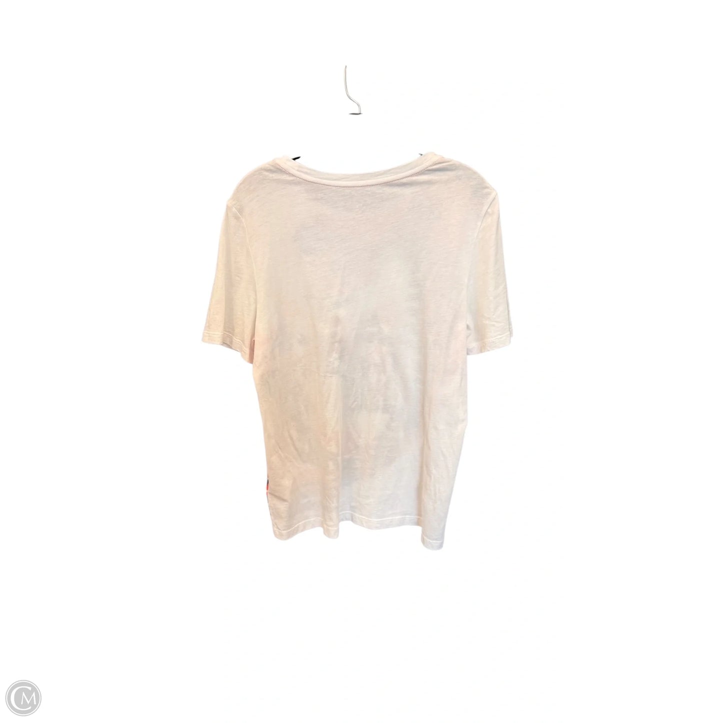 Top Short Sleeve Designer By Tory Burch In Blue & Red, Size: M