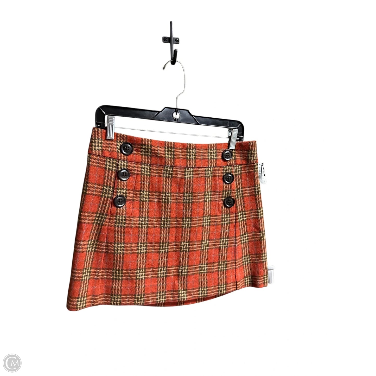 Skirt Mini & Short By Gap In Plaid Pattern, Size: 2