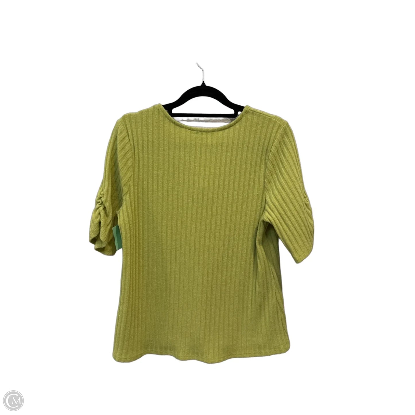Top Short Sleeve By Clothes Mentor In Green, Size: L