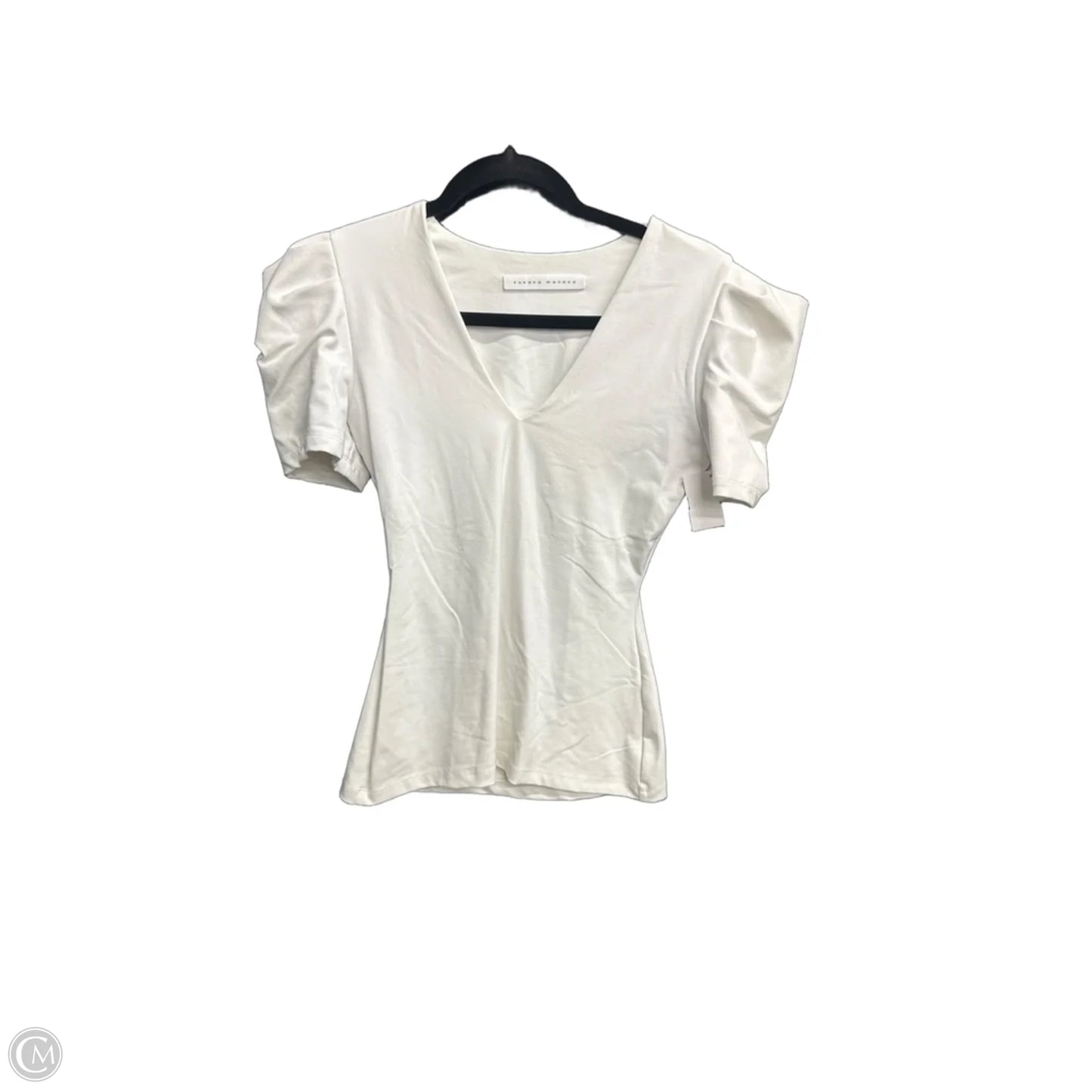 Top Short Sleeve Basic By Clothes Mentor In White, Size: Xs