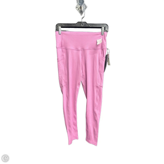 Athletic Leggings By Zella In Pink, Size: M