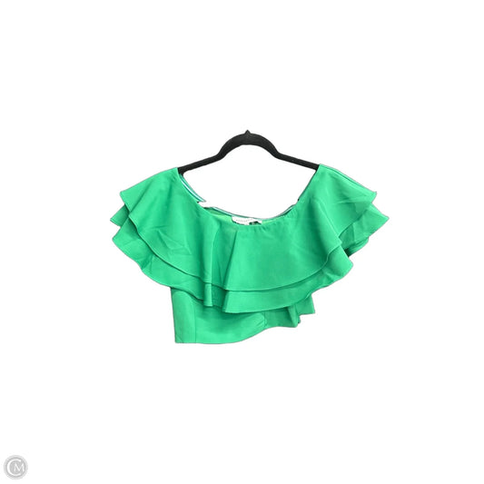 Top Short Sleeve By Endless Rose In Green, Size: S