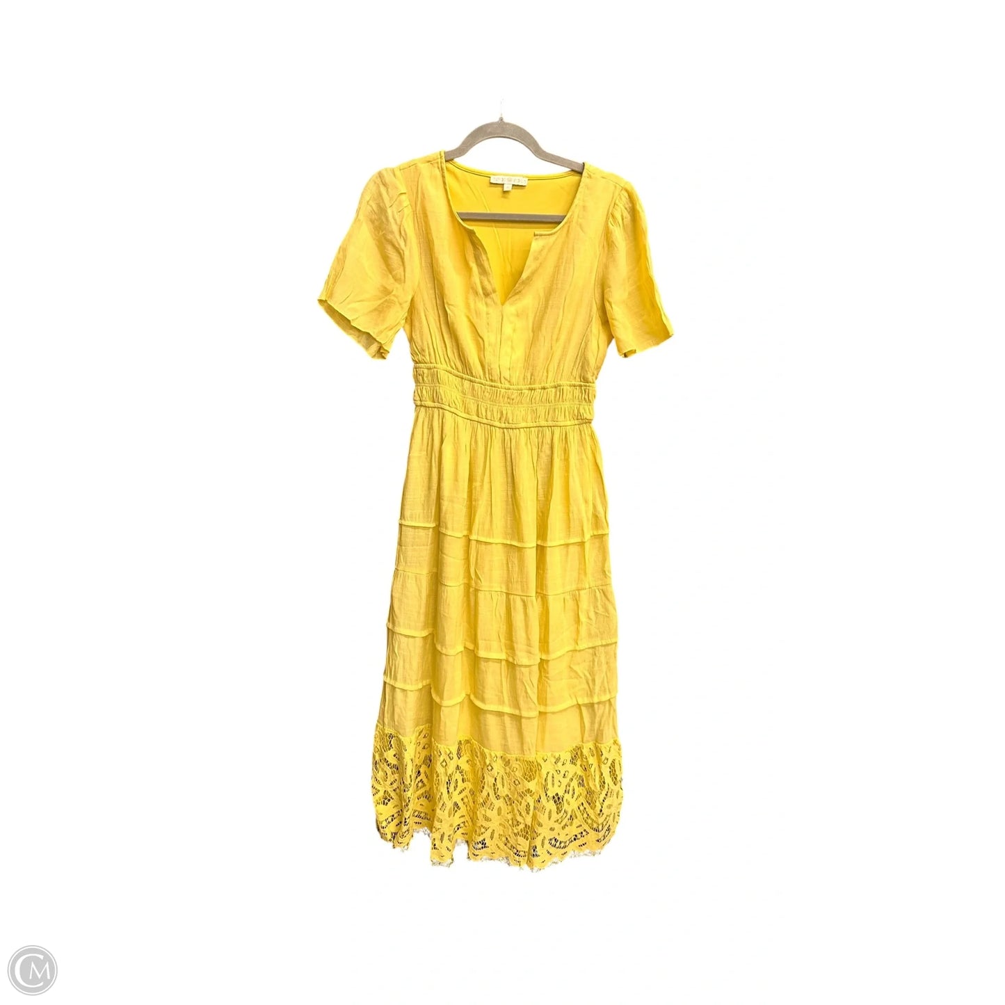 Dress Casual Maxi By Clothes Mentor In Yellow, Size: Mp