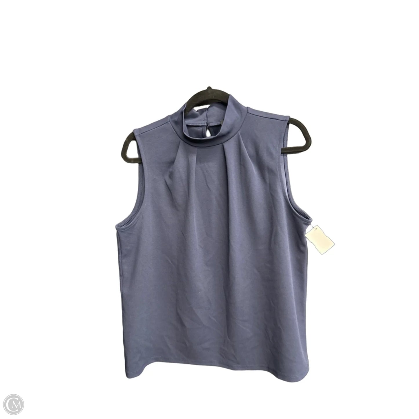 Top Sleeveless Basic By Ann Taylor In Navy, Size: L