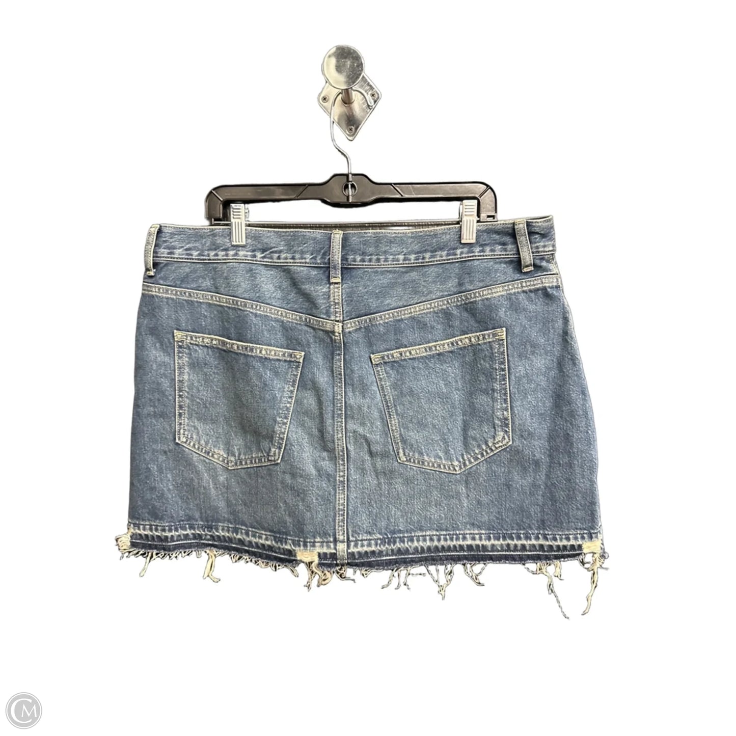 Skirt Mini & Short By Madewell In Blue Denim, Size: 12