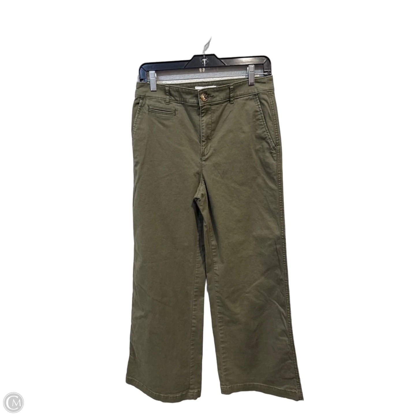 Jeans Wide Leg By Loft In Green, Size: 4